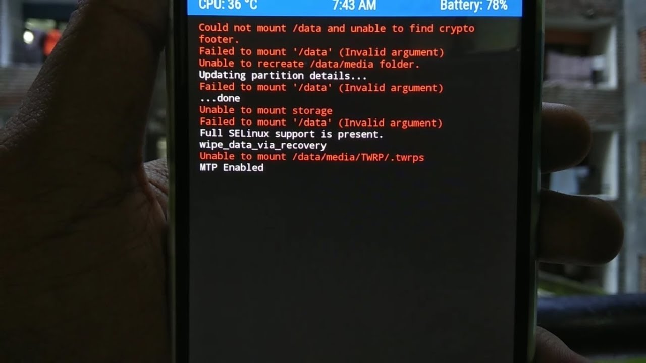 Tips atasi masalah Failed To Mount System (Invalid Argument) pada Motorola Defy via TWRP