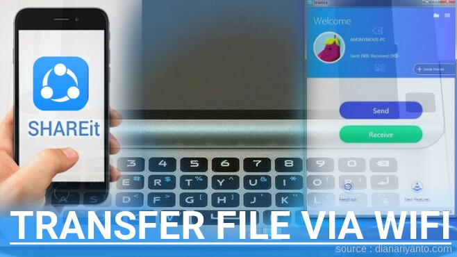 Tips Transfer File via Wifi di Motorola A555 DEVOUR Menggunakan ShareIt Versi Baru