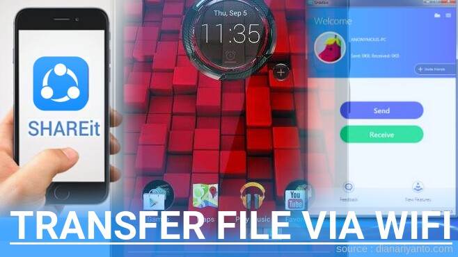 Kirim dan Transfer File via Wifi di Motorola Droid Phablet Menggunakan ShareIt Terbaru