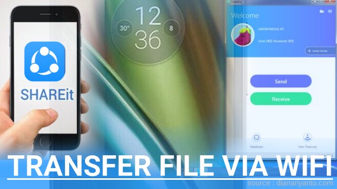 Tips Transfer File via Wifi di Motorola E3 Power Menggunakan ShareIt Terbaru