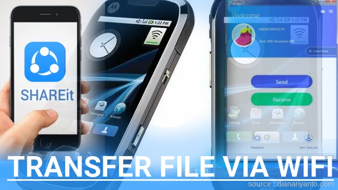 Mengenal Transfer File via Wifi di Motorola i1 Menggunakan ShareIt Versi Baru
