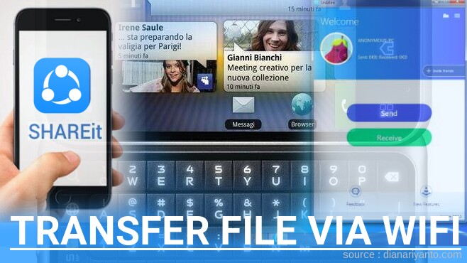 Tips Transfer File via Wifi di Motorola MB300 BACKFLIP Menggunakan ShareIt Versi Baru