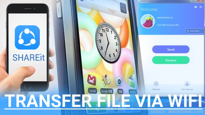 Cara Mudah Transfer File via Wifi di Motorola MB501 CLIQ XT Menggunakan ShareIt Versi Baru
