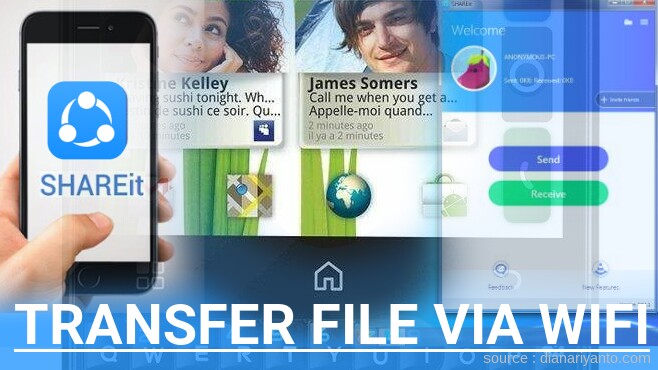 Tips Transfer File via Wifi di Motorola MB502 Charm Menggunakan ShareIt Terbaru