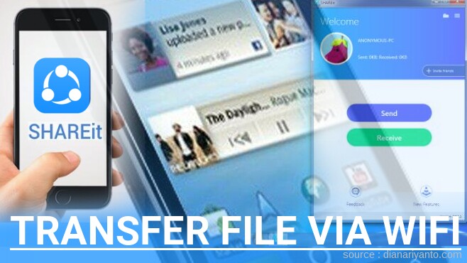 Tips Transfer File via Wifi di Motorola MB525 Defy Menggunakan ShareIt Terbaru