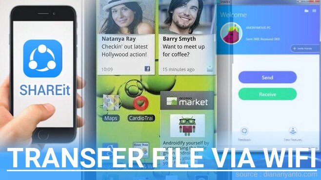 Tutorial Transfer File via Wifi di Motorola MB526 DEFY+ Menggunakan ShareIt Versi Baru