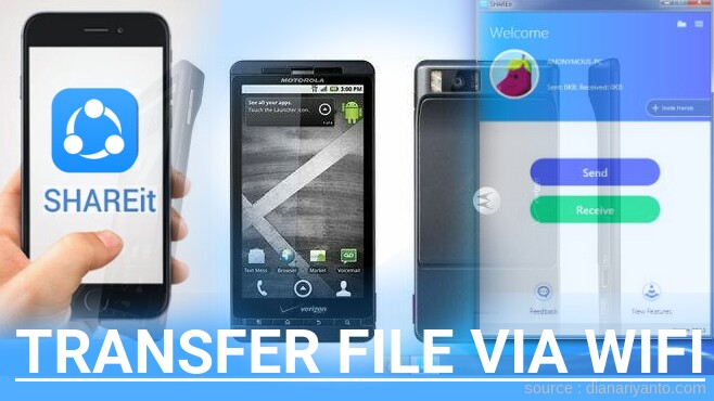 Mudahnya Transfer File via Wifi di Motorola MB810 DROID X Menggunakan ShareIt Terbaru