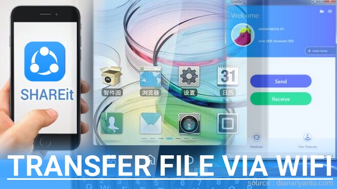 Cara Transfer File via Wifi di Motorola ME632 Menggunakan ShareIt Versi Baru