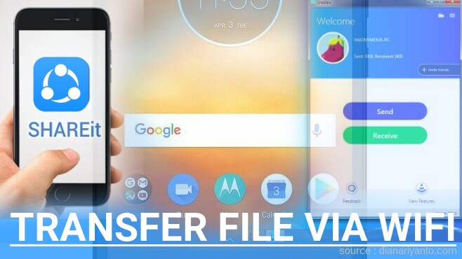 Mengenal Transfer File via Wifi di Motorola Moto 5E Plus Menggunakan ShareIt Terbaru