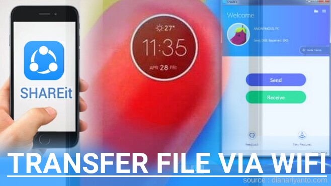 Tutorial Transfer File via Wifi di Motorola Moto C LTE Menggunakan ShareIt Terbaru