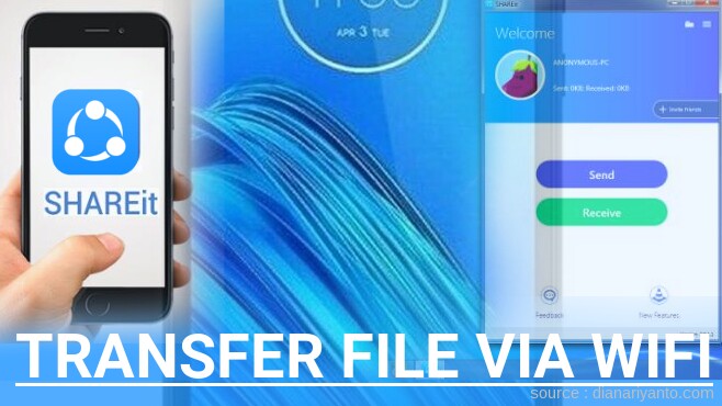 Transfer File via Wifi di Motorola Moto E6 Menggunakan ShareIt Terbaru