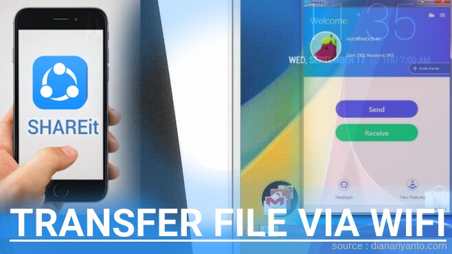 Kirim dan Transfer File via Wifi di Motorola Moto G Dual LTE (2nd Gen) Menggunakan ShareIt Versi Baru