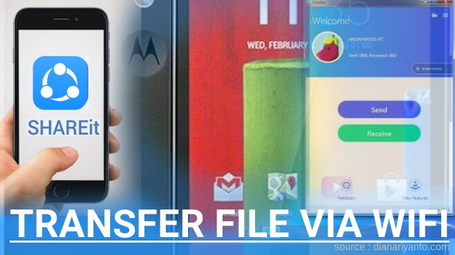 Mengenal Transfer File via Wifi di Motorola Moto G XT1032 Menggunakan ShareIt Versi Baru