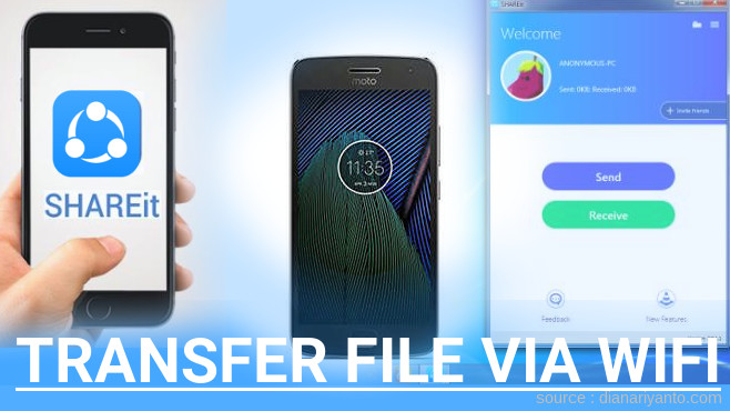 Tutorial Transfer File via Wifi di Motorola Moto G5 Plus Menggunakan ShareIt Terbaru