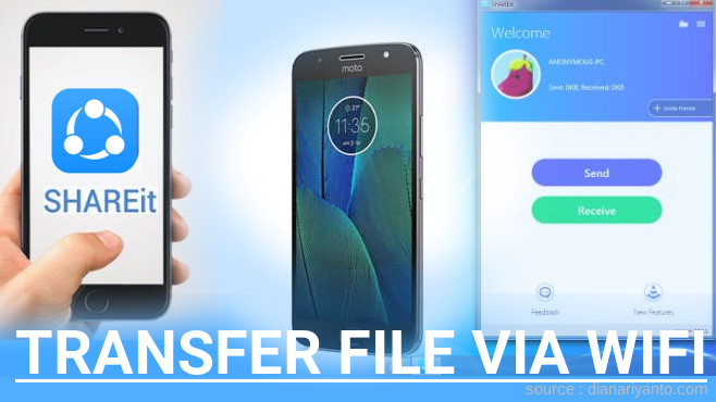 Mudahnya Transfer File via Wifi di Motorola Moto G5S Plus Menggunakan ShareIt Terbaru