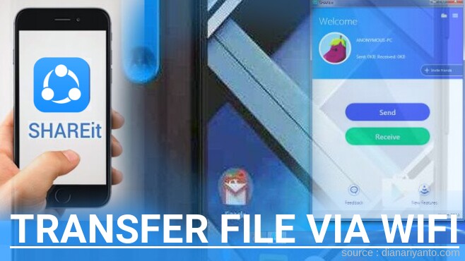 Cara Transfer File via Wifi di Motorola Moto X Pure Edition Menggunakan ShareIt Terbaru