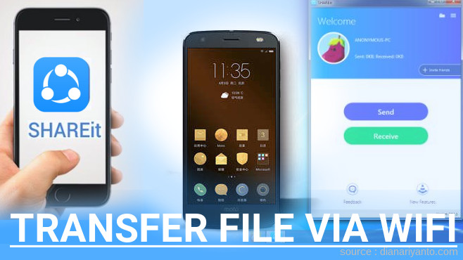 Cara Transfer File via Wifi di Motorola Moto Z 2018 Menggunakan ShareIt Terbaru