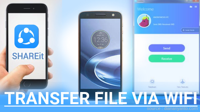 Mengenal Transfer File via Wifi di Motorola Moto Z Force Menggunakan ShareIt Terbaru