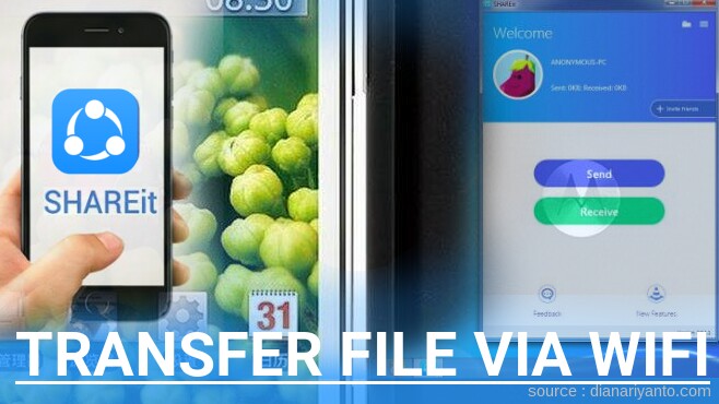 Tips Transfer File via Wifi di Motorola MT680 Motoluxe Menggunakan ShareIt Versi Baru