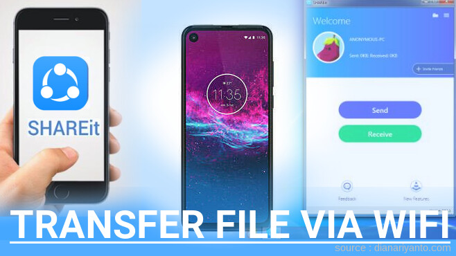 Tutorial Transfer File via Wifi di Motorola One Action Menggunakan ShareIt Terbaru