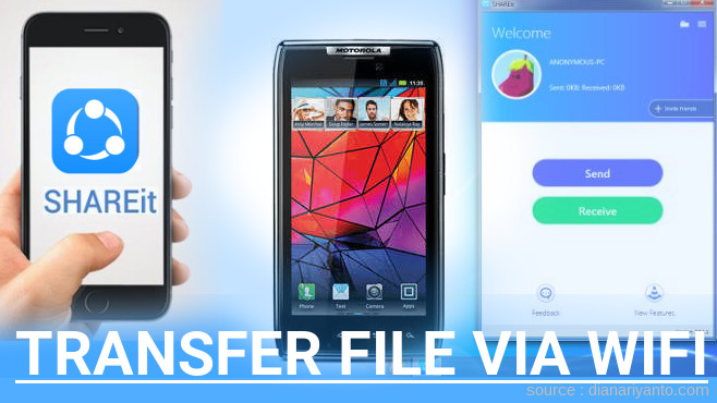 Mudahnya Transfer File via Wifi di Motorola RAZR Menggunakan ShareIt Versi Baru