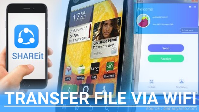 Cara Mudah Transfer File via Wifi di Motorola WX445 Citrus Menggunakan ShareIt Terbaru