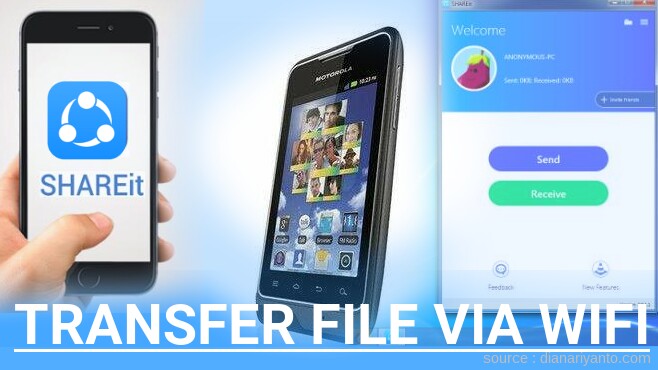 Tutorial Transfer File via Wifi di Motorola XT389 MOTOSMART (MOTOLUXE) Menggunakan ShareIt Versi Baru