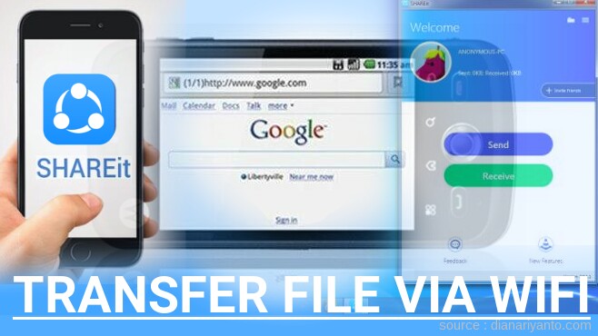Transfer File via Wifi di Motorola XT502 QUENCH XT5 Menggunakan ShareIt Terbaru