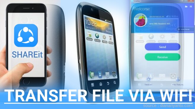Cara Transfer File via Wifi di Motorola XT531 Menggunakan ShareIt Terbaru