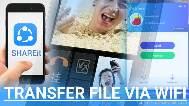 Mengenal Transfer File via Wifi di Motorola XT535 Defy Menggunakan ShareIt Terbaru