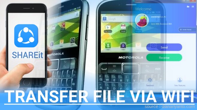 Cara Mudah Transfer File via Wifi di Motorola XT560 DEFY PRO Menggunakan ShareIt Terbaru