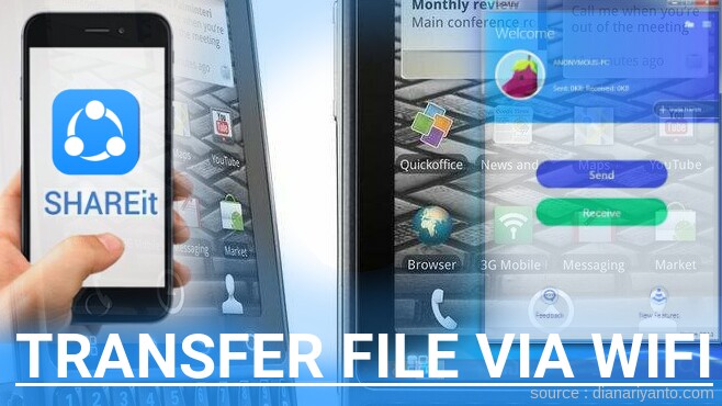 Cara Mudah Transfer File via Wifi di Motorola XT610 DROID PRO Menggunakan ShareIt Versi Baru