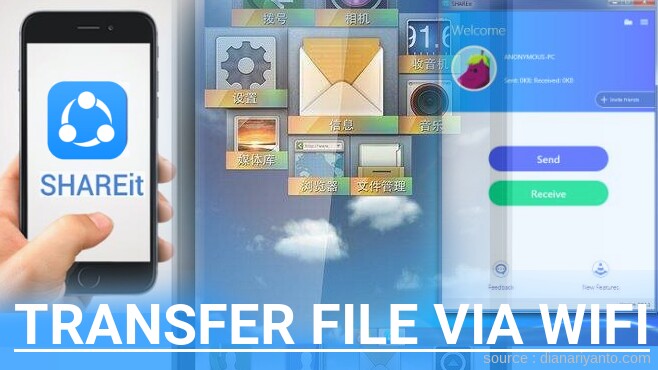 Transfer File via Wifi di Motorola XT615 MOTO Menggunakan ShareIt Versi Baru