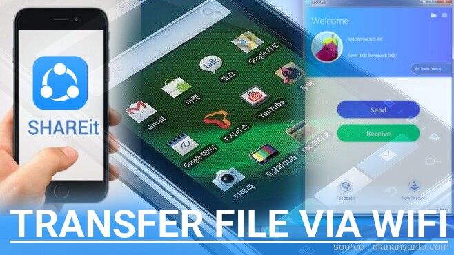 Kirim dan Transfer File via Wifi di Motorola XT701 Menggunakan ShareIt Versi Baru