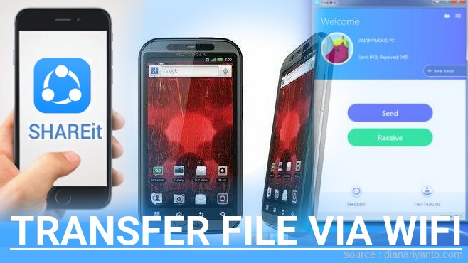 Mudahnya Transfer File via Wifi di Motorola XT875 DROID BIONIC Menggunakan ShareIt Versi Baru