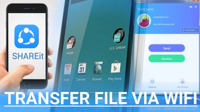 Transfer File via Wifi di Motorola XT881 ELECTRIFY 2 Menggunakan ShareIt Terbaru