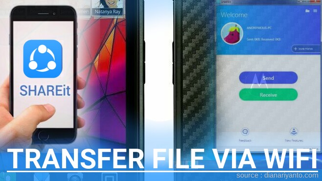 Cara Transfer File via Wifi di Motorola XT910 RAZR Menggunakan ShareIt Versi Baru