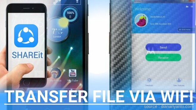Kirim dan Transfer File via Wifi di Motorola XT925 RAZR HD Menggunakan ShareIt Versi Baru