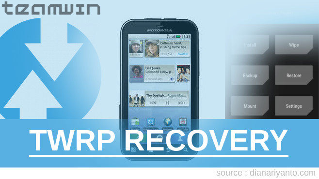 TWRP Recovery Motorola Defy Temp