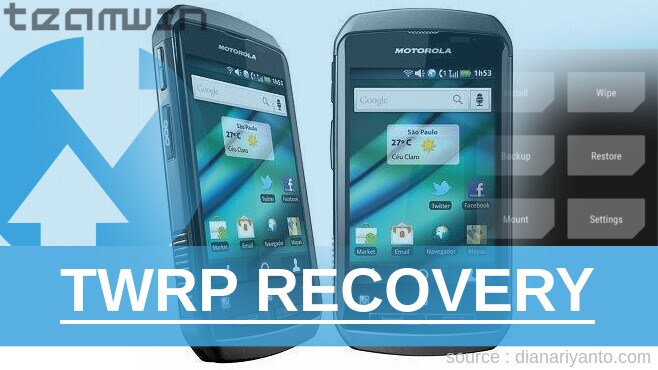 TWRP Recovery Motorola i940 Paling Simpel
