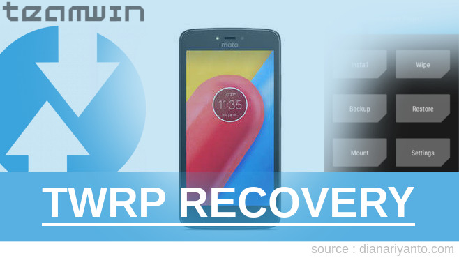 Pasang TWRP Motorola Moto C 3G Tested
