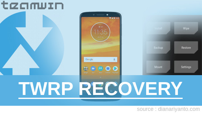 TWRP Recovery Motorola Moto E5 Plus Paling Simpel