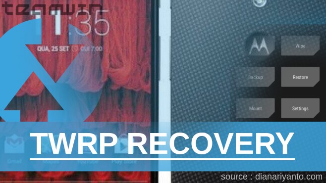 TWRP Recovery Motorola Moto X XT1058 Paling Simpel