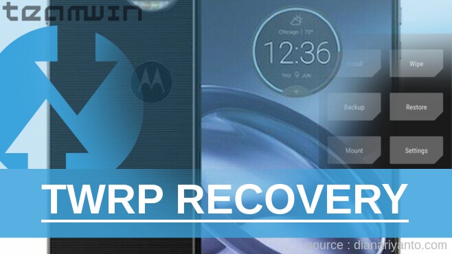Cara Pasang TWRP Motorola Moto Z Droid Temp