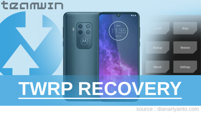 Pasang TWRP Motorola one zoom Temp