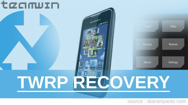 TWRP Motorola XT389 MOTOSMART (MOTOLUXE) Tanpa PC