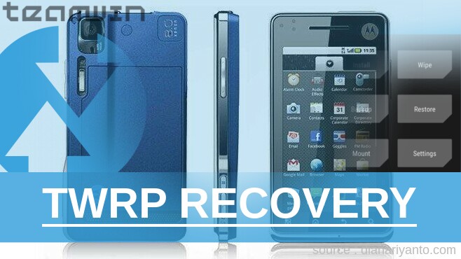 TWRP Recovery Motorola XT720 MILESTONE Beta